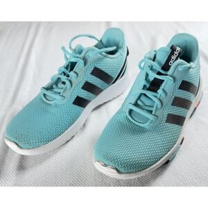 Adidas Lite Racer Adapt 4.0 Shoes Mens Size 7.5 Aqua Blue Black Athletic Running